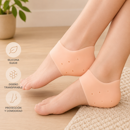 Kit Completo de Confort para Pies – Protector de Talón + Separador de Dedos